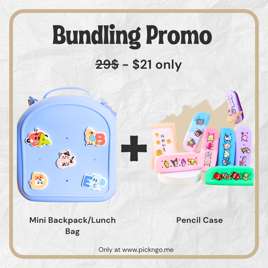 Mini Backpack/Lunch Bag + Pencil Case