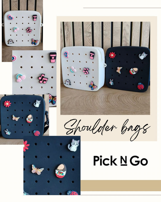 Shoulder Silicone Bag + 6 Free Pins