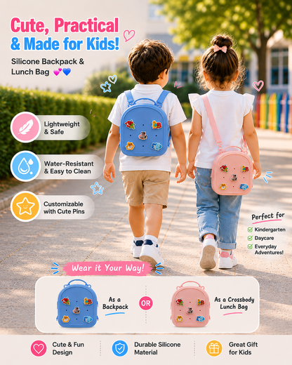 Small Silicone Backpack/Lunch Bag